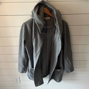 LOFT hooded fleece sweater
